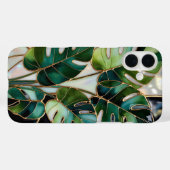 Monstera Leaf Aesthetic Phone Case Green (Achterkant (horizontaal))