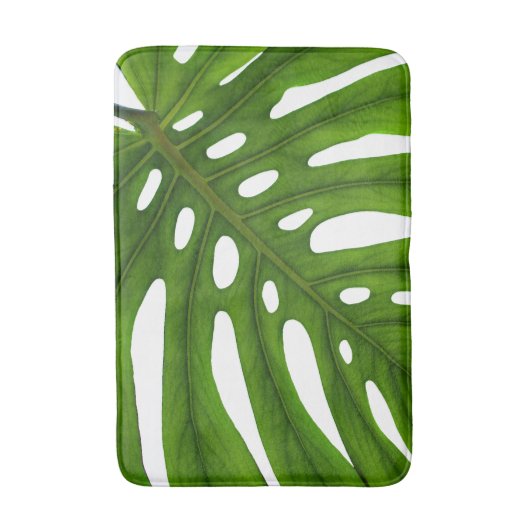 Monstera Leaf Botanical Design Mat (Voorkant Verticaal)