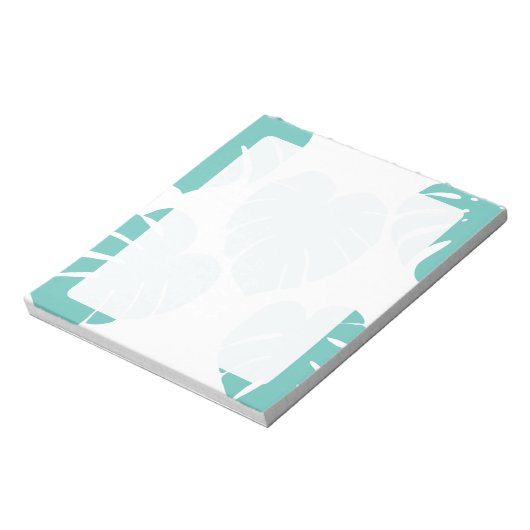 Monstera Leaf Botanische Plant Liefhebber Notitieblok (Linkerzijde)