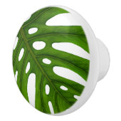 Monstera Leaf Ceramic Knob Keramische Knop (Rechts)