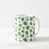 Monstera Leaf Coffee Mug Koffiemok (Voorkant rechts)