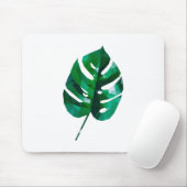 Monstera Leaf Design Muismat (Met muis)