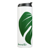 Monstera Leaf Design Thermal Tumbler Thermosbeker (Gedraaid links)