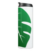Monstera Leaf Design Thermal Tumbler Thermosbeker (Geroteerd rechts)