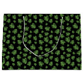 Monstera Leaf Gift Bag Groot Cadeauzakje (Voorkant)