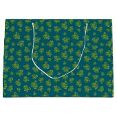 Monstera Leaf Gift Bag Groot Cadeauzakje (Voorkant)