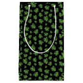 Monstera Leaf Gift Bag Klein Cadeauzakje (Voorkant)