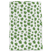 Monstera Leaf Gift Bag Medium Cadeauzakje (Voorkant)