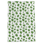 Monstera Leaf Gift Bag Medium Cadeauzakje (Achterkant)