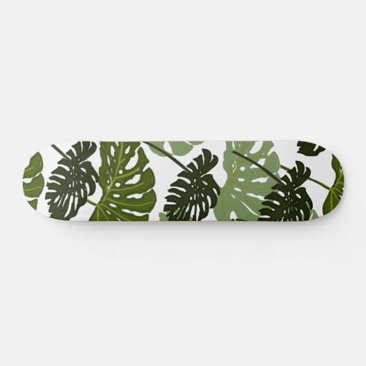 Monstera Leaf Half Pipe Persoonlijk Skateboard (Horizontaal)
