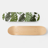 Monstera Leaf Half Pipe Persoonlijk Skateboard (Horizontaal)