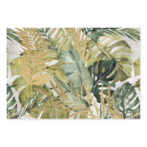 Monstera Leaf Majesty & Gold Tropical Palms