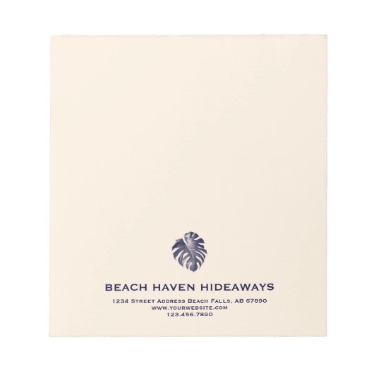 Monstera Leaf Notitieblok (Voorkant)