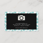 Monstera Leaf Pattern Visitekaartje (Achterkant)