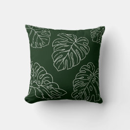 Monstera Leaf Plant Lover Home Decor Gift Kussen