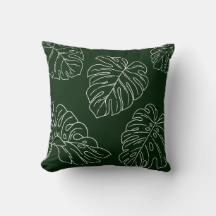Monstera Leaf Plant Lover Home Decor Gift Kussen