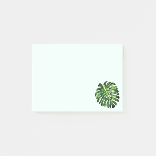 Monstera Leaf Post It Notes (Voorkant)
