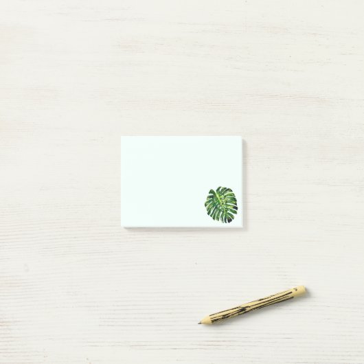 Monstera Leaf Post It Notes (Op bureau)