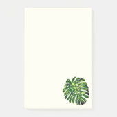 Monstera Leaf Post merkt het op Post-it® Notes (Voorkant)