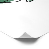 Monstera leaf poster (Hoek)