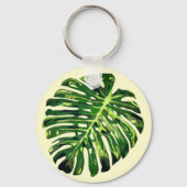 Monstera Leaf Sleutelhanger (Voorkant)
