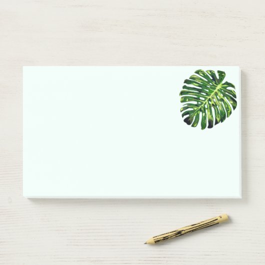 Monstera Leaf Sticky Notes (Op bureau)