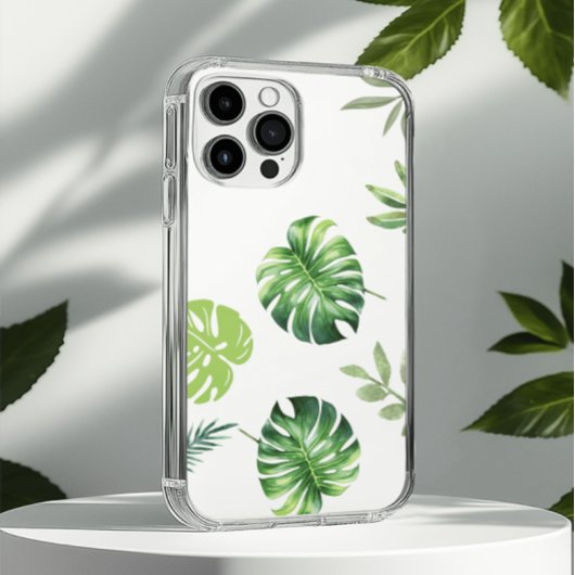 Monstera Leaf Telefoonhoes – Tropical Green Botani Case-Mate iPhone Case