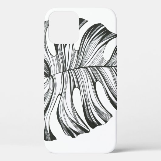 Monstera Leaf: tropisch natuurlijk element. Case-Mate iPhone Case (Achterkant)