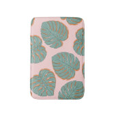 Monstera Leaf: Tropisch  patroon Badmat (Voorkant Verticaal)