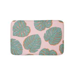 Monstera Leaf: Tropisch  patroon Badmat
