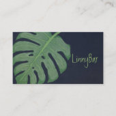 Monstera Leaf Visitekaartje (Voorkant)