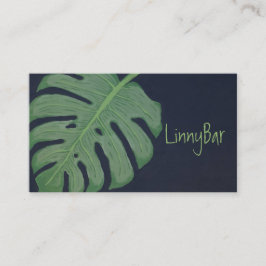 Monstera Leaf Visitekaartje