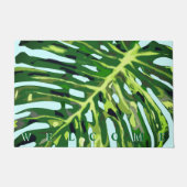 Monstera Leaf Welcome Doormat Deurmat (Voorkant)