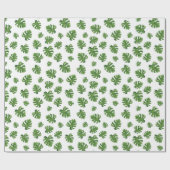 Monstera Leaf Wrapping Paper 30 in x 6 ft Cadeaupapier (Vlak)