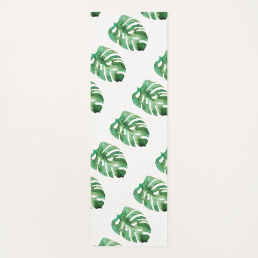 Monstera Leaf Yogamat (Voorkant)