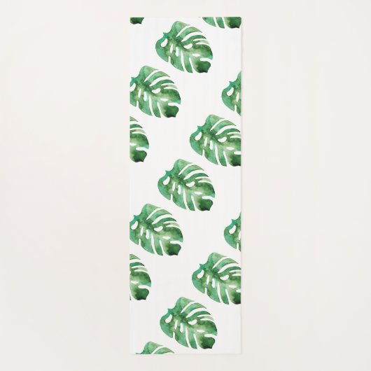 Monstera Leaf Yogamat (Achterkant)