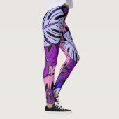 Monstera Leaves #4 Leggings (Rechts)