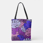 Monstera Leaves #4 Tote Bag (Achterkant)