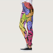 Monstera Leaves #5 Leggings (Links)
