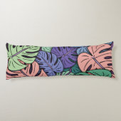 Monstera Leaves #8 Lichaamskussen (Achterkant)