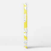 Monstera leaves, bright yellow background. Case-Mate iPhone case (Achterkant / Rechts)