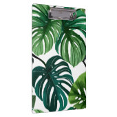 Monstera Leaves | Eenvoudige moderne Waterverf Klembord (Rechts)