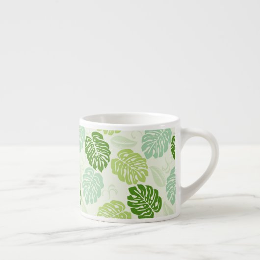 Monstera Leaves Espresso Kop (Rechts)