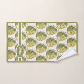 Monstera Leaves - Green Bad Handdoek (Handdoek)