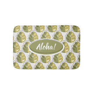 Monstera Leaves - Green Badmat