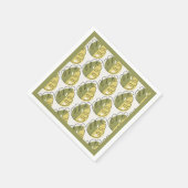 Monstera Leaves – Green Servet (Hoek)