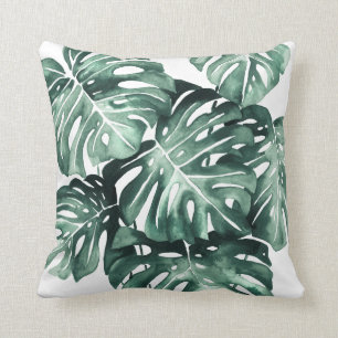 Monstera Leaves Illustration Kussen
