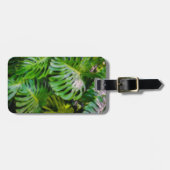 Monstera Leaves, Limahuli Gardens, Kauai, Hawaii Bagagelabel (Voorkant horizontaal)