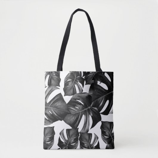 Monstera Leaves Pattern #9 Tote Bag (Voorkant)