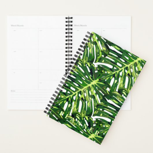 Monstera Leaves Planner (Display)